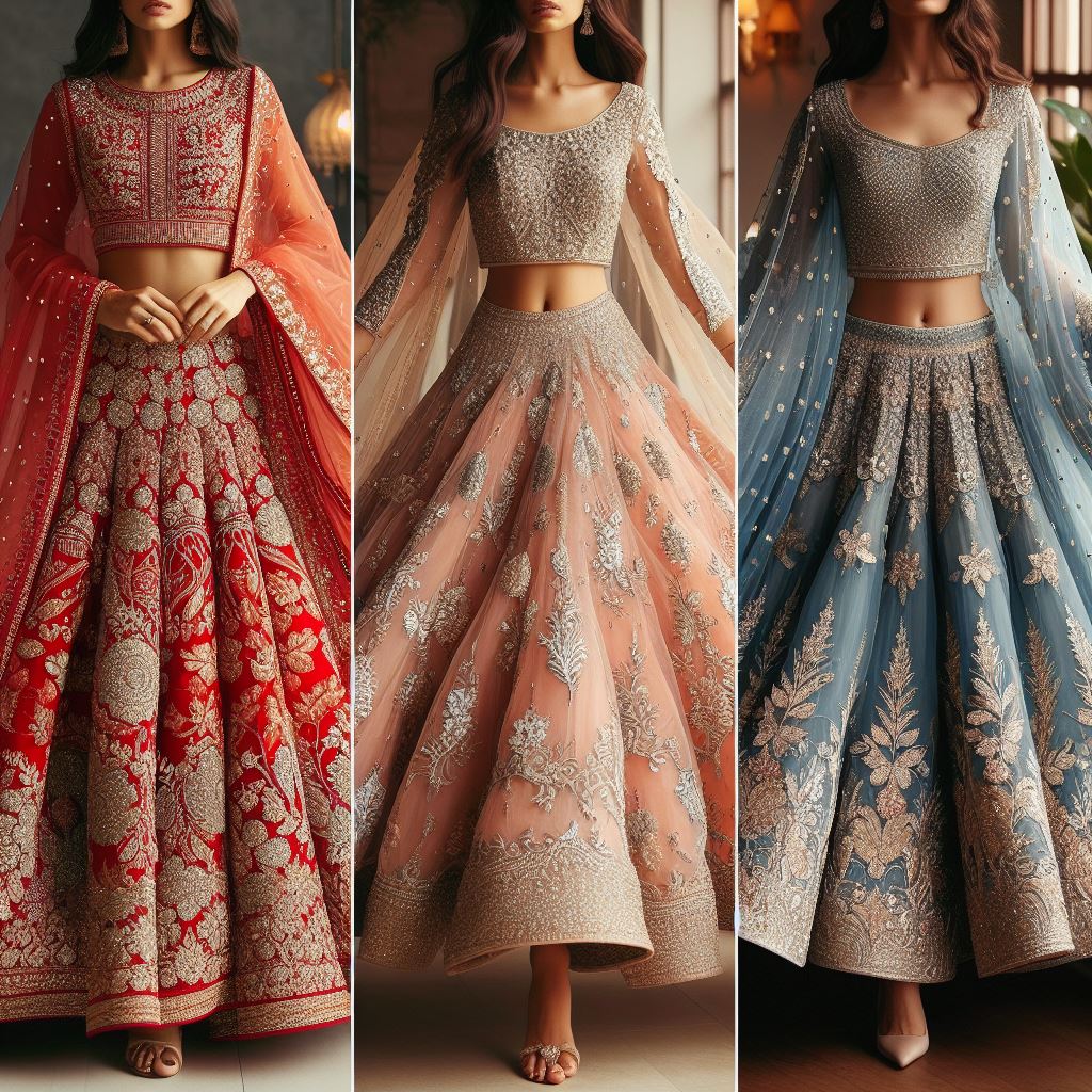 Stunning Embroidered Wedding Lehengas: A Bridal Guide